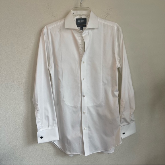 Bonobos Tuxedo Button Down Long Sleeve Slim Fit Shirt - Picture 2 of 7